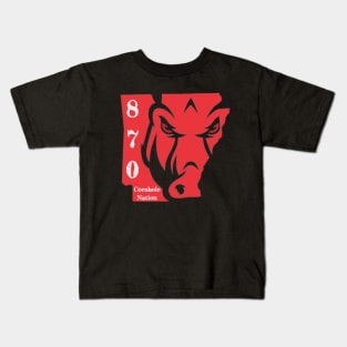 870 Hog Red Kids T-Shirt